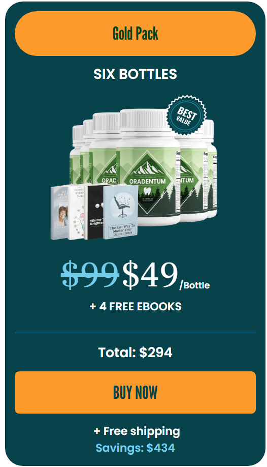 Oerder Oradentum 6 Bottles